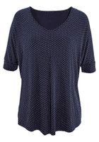 LASCANA Bluza  morsko plava / bijela