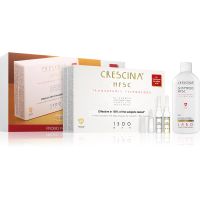 Crescina Transdermic 1300 Re-Growth and Anti-Hair Loss nega za spodbujanje rasti in proti izpadanju las za moške výhodné balení