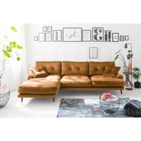 MID.YOU ROHOVÁ SEDAČKA, textil, horčicovožltá