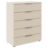 Rauch Möbel KOMODA, šampanská, 80/100/42 cm