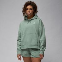 Jordan Brooklyn Wmns Fleece Pullover Hoodie Jade Smoke - Pánske - Mikina Jordan - Zelené - FN4488-304 - Veľkosť: L