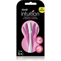 Wilkinson Sword Intuition Perfect Finish Eyebrow Shaper brici pentru sprâncene 5 buc