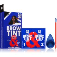 A.N.D. Beauty Brow Tint barva za obrvi odtenek Black 3x1.67 ml