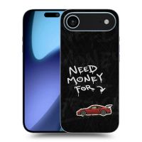 Silikónový čierny obal pre Apple iPhone Air - Track Mode