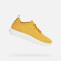 Yellow men's sneakers Geox Spherica - Men's