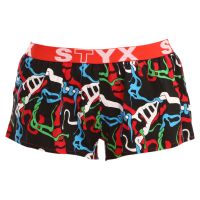 Női bő szárú boxeralsó Styx art sportos gumipánt Jungle (T1157) M