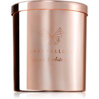 Crystallove Golden Scented Candle Citrine & White Tea ароматна свещ 220 гр.