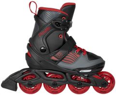 Detské kolieskové korčule Playlife Dark Breeze, 4x, 70, 35-38
