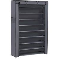 REGÁL NA TOPÁNKY, tmavosivá, 88/160/28 cm