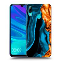 Silikónový čierny obal pre Huawei P Smart 2019 - Gold blue