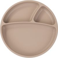 Minikoioi Puzzle Plate Bubble Beige секційна тарілка з присоскою Bubble Beige 1 кс