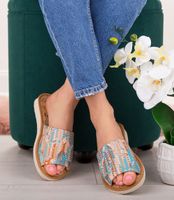 Klapki damskie Natural Style NS-019 Ethno Cork