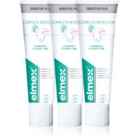 Elmex Sensitive Plus Complete Protection зміцнююча зубна паста 3x75 мл