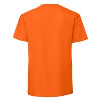 Iconic 195 Ringspun Premium Fruit of the Loom Orange T-shirt