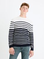 Celio Bepic Pullover Weiß