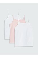 LC Waikiki Baby Girl Undershirt with Rope Strap, 3-Piece