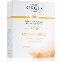 Maison Berger Paris Aroma Energy aроматизатор за автомобил резервен пълнител (Sparkling Zest) 2x17 гр.