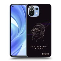 Silikónový prehľadný obal pre Xiaomi Mi 11 Lite - You are not alone