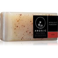 Angelic Soap fondant Růže ekstra nežno naravno milo 200 g
