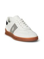 Polo Ralph Lauren Niske tenisice 'AERA'  siva / crna / bijela