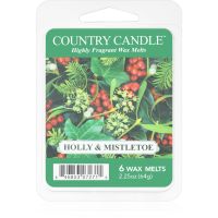 Country Candle Holly & Mistletoe κερί για αρωματική λάμπα 64 γρ