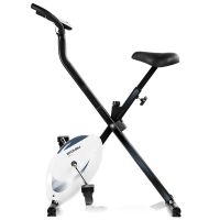 Spokey XFIT Folding mechanical exercise bike, white