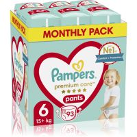 Pampers Premium Care Pants Size 6 jednorazové plienkové nohavičky 15+ kg 93 ks