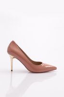 DGN 3725 Women's Heeled Shoes Salmon Patent Leather