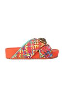 Kurt Geiger London papuci pentru femei Chelsea Cross Strap