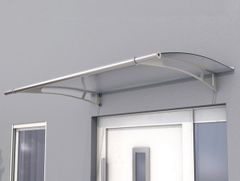 Vchodová strieška GUTTAVORDACH PT/L 270 x 95 cm strieborná / číra GU7311303
