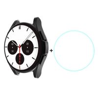 Ovitek iz kaljenega stekla ENKAY za Samsung Galaxy Watch 4 Classic 42mm črne barve
