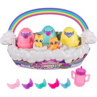 Hatchimals multi balení mráček s neónovou duhou