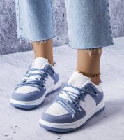 D/CEO Niebieskie sneakersy łączone materiały Hila