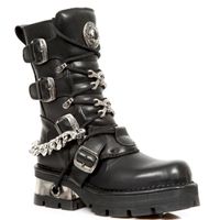 buty na platformie unisex - Itali Negro - NEW ROCK - M.1053-C1