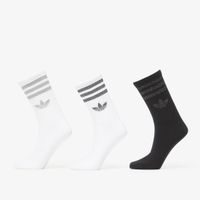 Κάλτσες adidas 3 Stripes Glitter Crew Socks 3-Pack White/ Silver Met./ Black XS