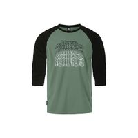 HORSEFEATHERS Triko Rollin Raglan - iceberg green/black GREEN velikost S