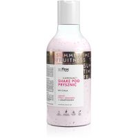 so!flow Smoothing Shower Shake gel za prhanje za vse tipe kože Pithaja & Pomegranate 400 ml