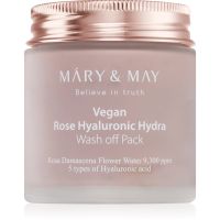 Mary&May Rose Hyaluronic Hydra Wash off Pack intensywnie nawilżająca maseczka do twarzy o działaniu uspokajającym 125 g