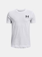 Under Armour UA B Sportstyle Left Chest SS Majica dječja bijela