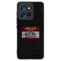 Silikónový čierny obal pre Motorola Edge 50 Neo - HELLO 404