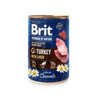 Brit konzerv Premium by Nature Turkey & Liver 400 g | Kutyakonzerv