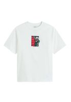 VANS Majica 'Feel So Alive Tee'  svijetlo crvena / crna / bijela