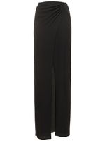 Phoebe Stretch Silk Midi Wrap Skirt