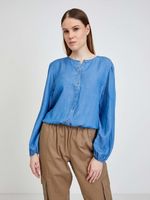 Tom Tailor Denim Bluse Blau