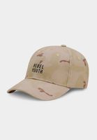 Rebel Youth Curved Cap beige camo