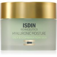 ISDIN Isdinceutics Hyaluronic Moisture Oily and Combination Skin crema de zi hidratanta pentru ten gras și mixt reîncărcabil 50 g