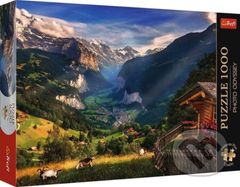 Foto Odysea: Údolie Lauterbrunnen, Švajčiarsko - puzzle z kategorie Města a stavby