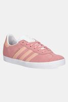adidas Originals sneakers de piele întoarsă pentru copii GAZELLE culoarea roz, JP5541