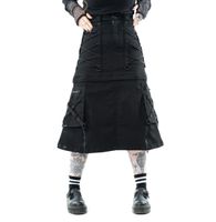 Damenrock POIZEN INDUSTRIES - KNIGHTLEY - SCHWARZ XL