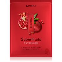 KORIKA SuperFruits Pomegranate - Hydrating Sheet Mask vlažilna tekstilna maska Pomegranate 25 g